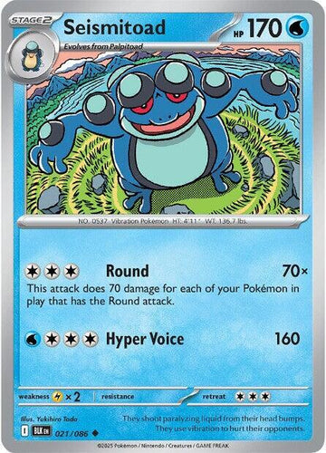 Seismitoad  - 021/086 - SV: Black Bolt (BLK)