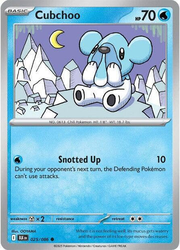 Cubchoo - 025/086 - SV: Black Bolt (BLK)