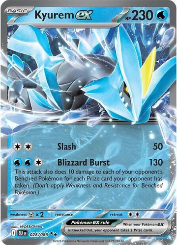 Kyurem ex - 028/086 - SV: Black Bolt (BLK)