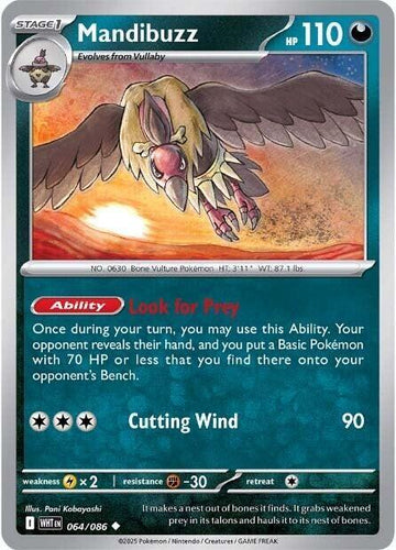 Mandibuzz - SV: White Flare 064/086 / Uncommon (WHT)