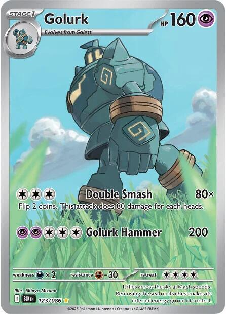 Golurk - 123/086 - SV: Black Bolt (BLK)