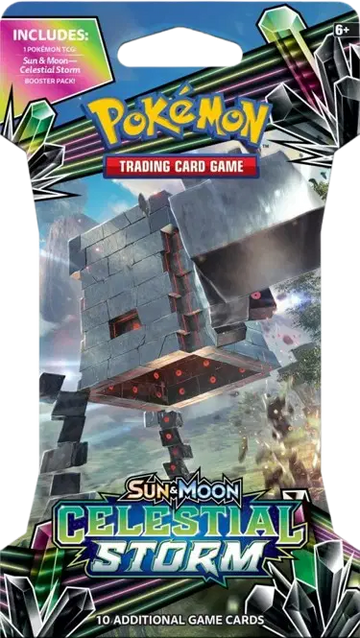 Sun & Moon Celestial Storm Sleeved Booster Pack