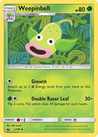 Sun & Moon Celestial Storm 2/168 Weepinbell