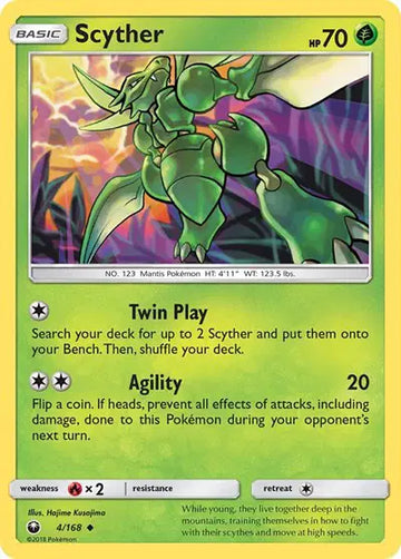 Sun & Moon Celestial Storm 4/168 Scyther