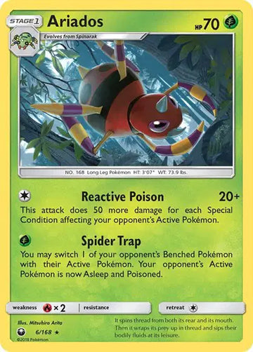 Sun & Moon Celestial Storm 6/168 Ariados