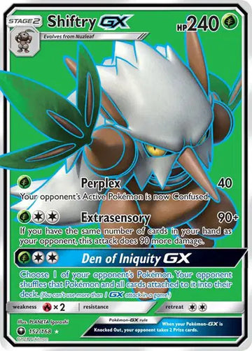 Sun & Moon Celestial Storm 152/168 Shiftry GX (Full Art)