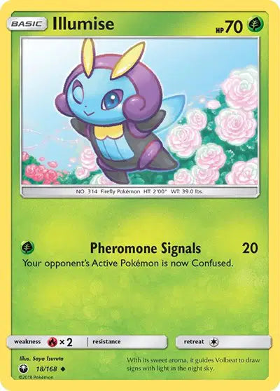 Sun & Moon Celestial Storm 18/168 Illumise