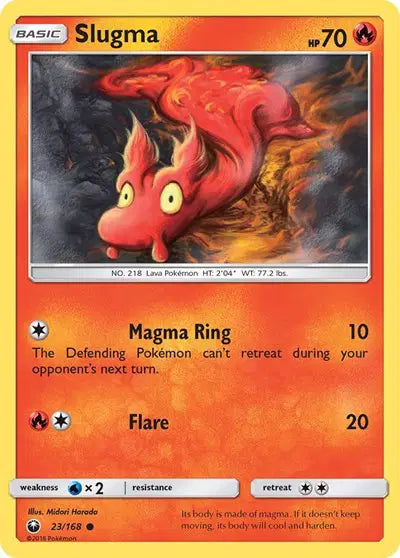 Sun & Moon Celestial Storm 23/168 Slugma