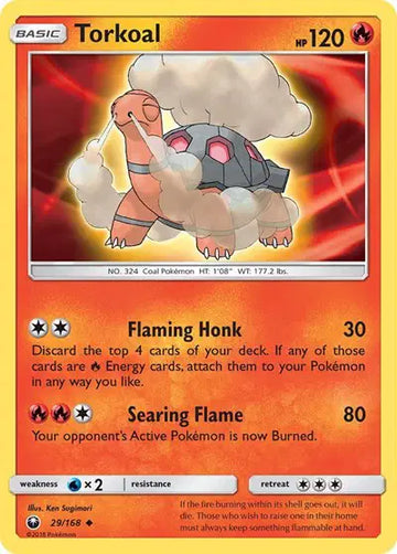 Sun & Moon Celestial Storm 29/168 Torkoal
