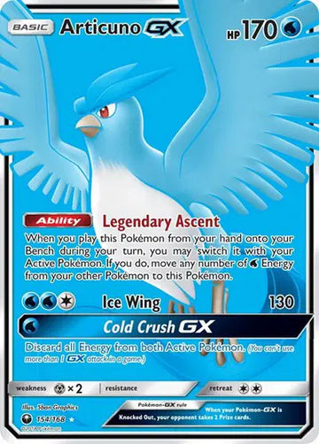 Sun & Moon Celestial Storm 154/168 Articuno GX (Full Art)
