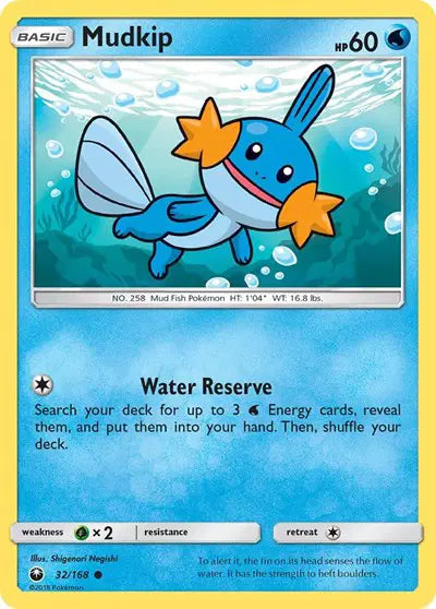 Sun & Moon Celestial Storm 32/168 Mudkip