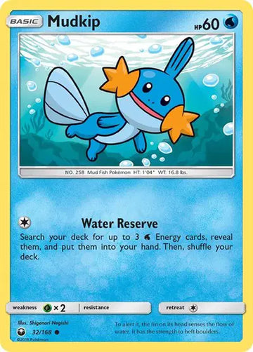 Sun & Moon Celestial Storm 32/168 Mudkip