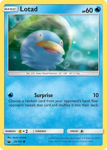 Sun & Moon Celestial Storm 36/168 Lotad