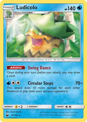 Sun & Moon Celestial Storm 38/168 Ludicolo