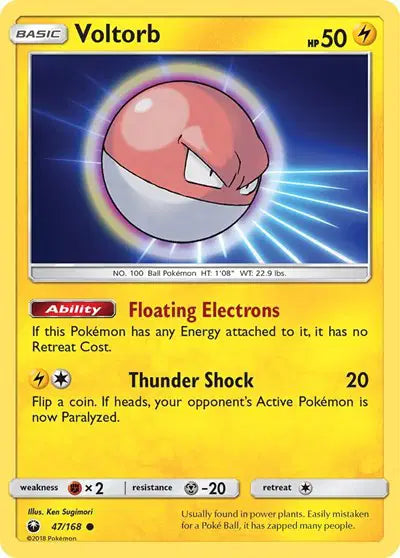 Sun & Moon Celestial Storm 47/168 Voltorb