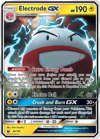 Sun & Moon Celestial Storm 48/168 Electrode GX