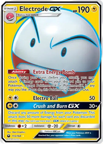 Sun & Moon Celestial Storm 155/168 Electrode GX (Full Art)