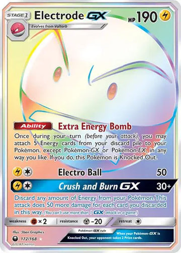 Sun & Moon Celestial Storm 172/168 Electrode GX (Secret)