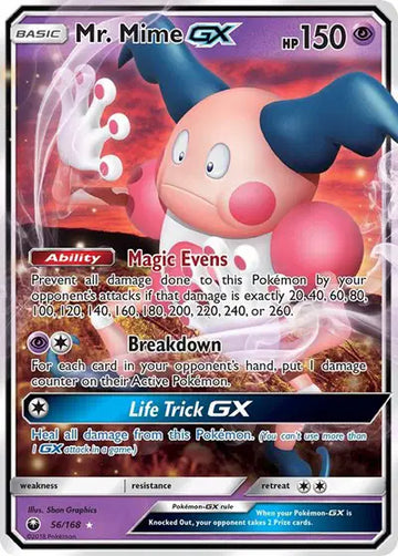 Sun & Moon Celestial Storm 56/168 Mr. Mime GX