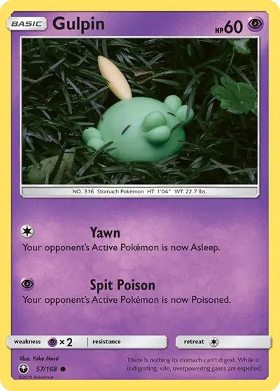 Sun & Moon Celestial Storm 57/168 Gulpin