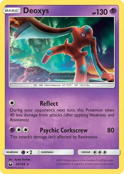 Sun & Moon Celestial Storm 68/168 Deoxys