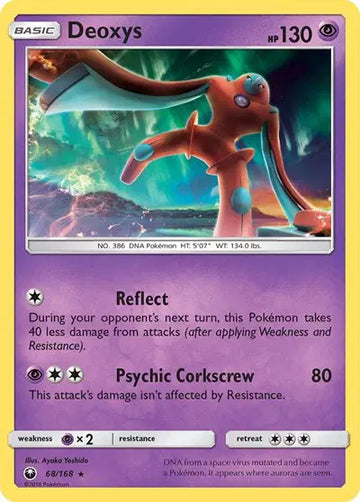 Sun & Moon Celestial Storm 68/168 Deoxys