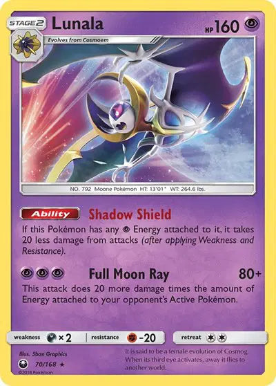 Sun & Moon Celestial Storm 70/168 Lunala