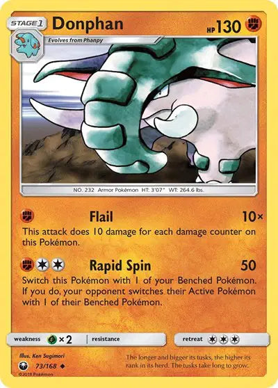 Sun & Moon Celestial Storm 73/168 Donphan