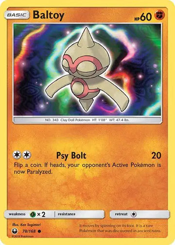 Sun & Moon Celestial Storm 78/168 Baltoy