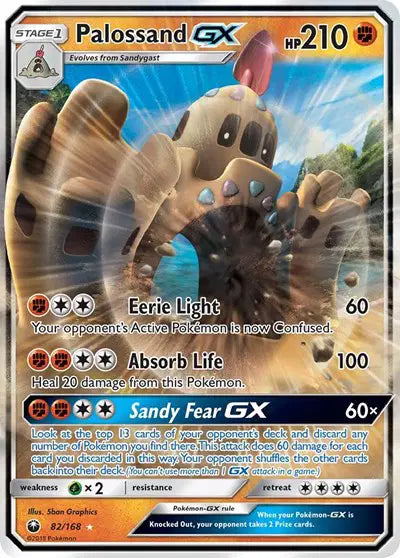 Sun & Moon Celestial Storm 82/168 Palossand GX