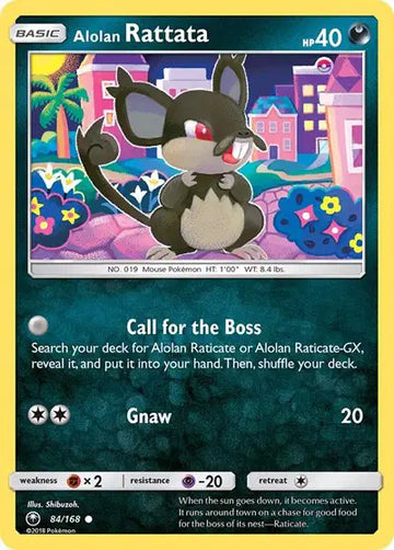 Sun & Moon Celestial Storm 84/168 Alolan Rattata