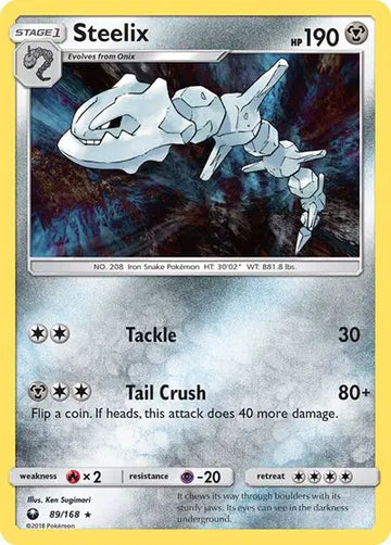 Sun & Moon Celestial Storm 89/168 Steelix