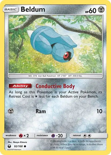 Sun & Moon Celestial Storm 92/168 Beldum
