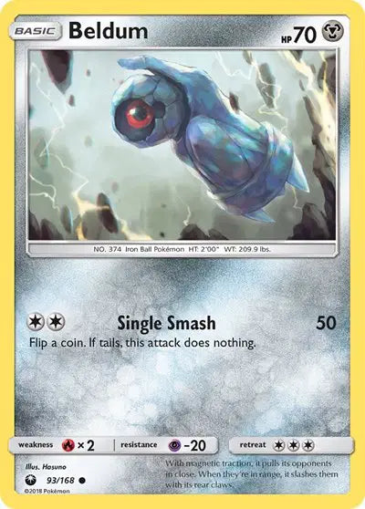 Sun & Moon Celestial Storm 93/168 Beldum
