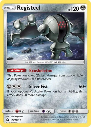 Sun & Moon Celestial Storm 96/168 Registeel