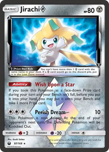 Sun & Moon Celestial Storm 97/168 Jirachi Prism Star