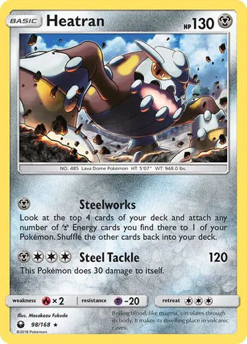 Sun & Moon Celestial Storm 98/168 Heatran