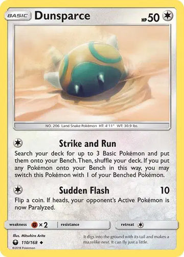 Sun & Moon Celestial Storm 110/168 Dunsparce
