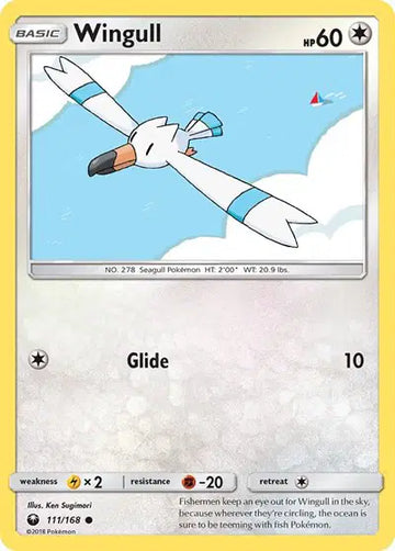 Sun & Moon Celestial Storm 111/168 Wingull