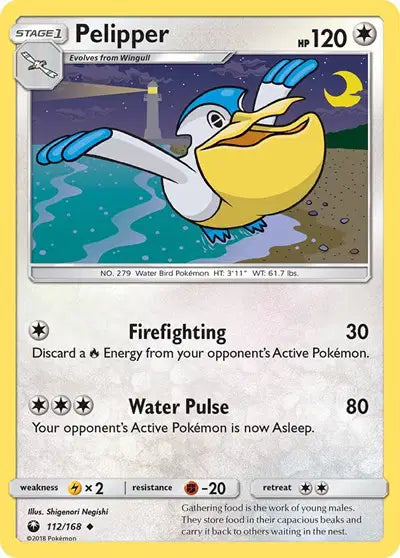 Sun & Moon Celestial Storm 112/168 Pelipper