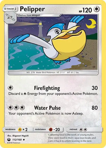 Sun & Moon Celestial Storm 112/168 Pelipper