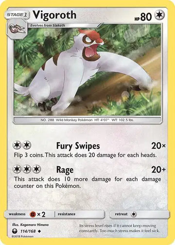 Sun & Moon Celestial Storm 114/168 Vigoroth