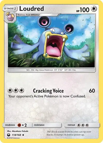 Sun & Moon Celestial Storm 118/168 Loudred