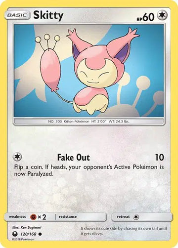 Sun & Moon Celestial Storm 120/168 Skitty