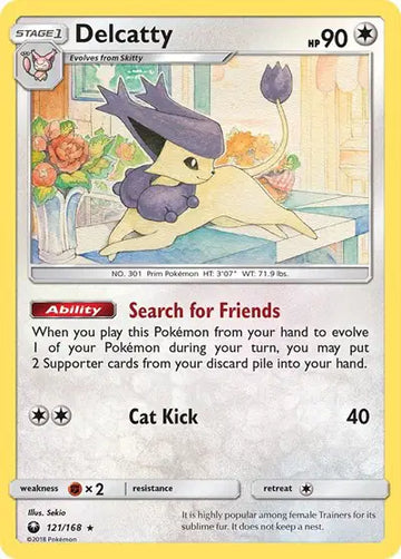 Sun & Moon Celestial Storm 121/168 Delcatty