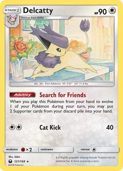 Sun & Moon Celestial Storm 121/168 Delcatty