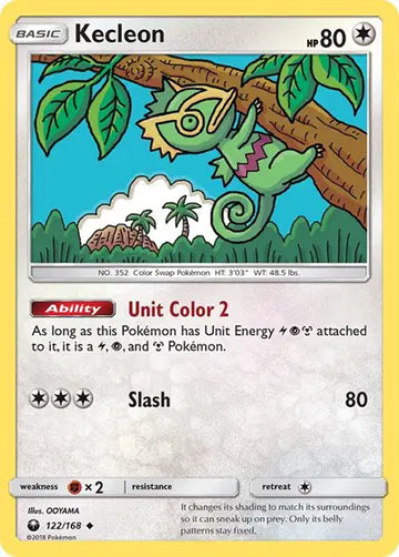 Sun & Moon Celestial Storm 122/168 Kecleon