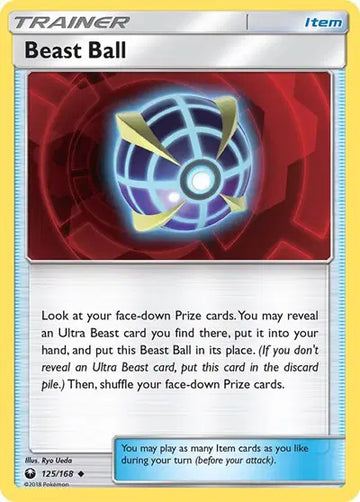 Sun & Moon Celestial Storm 125/168 Beast Ball