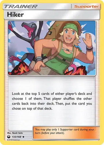 Sun & Moon Celestial Storm 133/168 Hiker