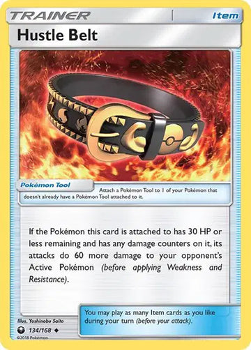 Sun & Moon Celestial Storm 134/168 Hustle Belt